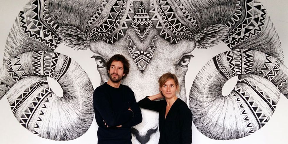 Alex et Marine x Carré Blanc : quand textile et street art se rencontrent