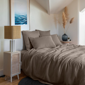 Comforter cover SONGE Taupe