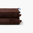 Drap de bain coton Amara chocolat