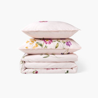 Parure de lit coton Nubepine Eva Edelstein x Carré Blanc