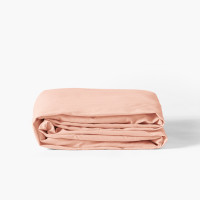 Drap housse coton lavé bio Souffle nectar de pêche