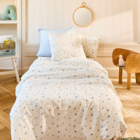 Reversible organic cotton comforter cover Vulpini child