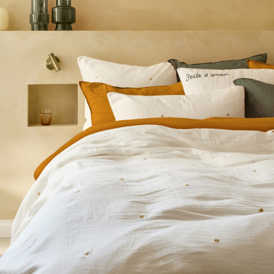 Comforter Cover ZEPHIRE Ivory/Heart