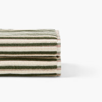 Drap de bain coton double face Combo kaki et écorce