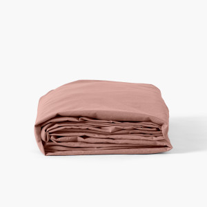 Songe ash pink cotton fitted sheet