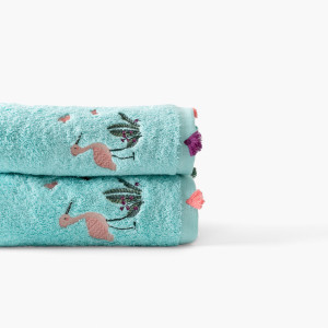 Parure de bain coton Aruba celadon