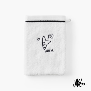 Gant de toilette coton Jakè x Carré Blanc