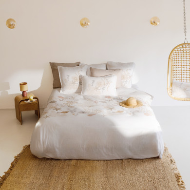 Housse de couette double gaze de coton Calanca
