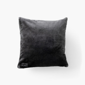 Oslo anthracite fleece cushion cover