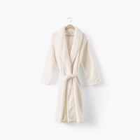 Romy ivory women's fleece robe
