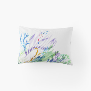 Demi Lune rectangular cotton pillowcase