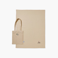 Plaid et sac coton bio Instant naturel