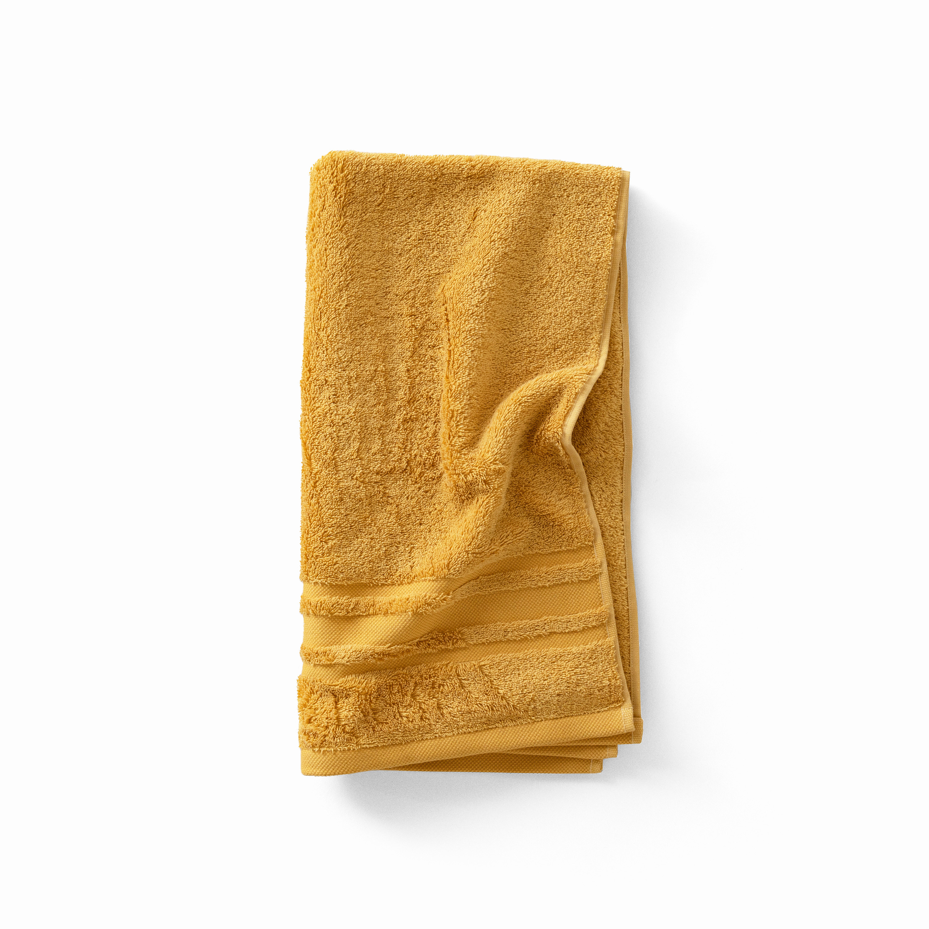 Lola II honey cotton guest towel