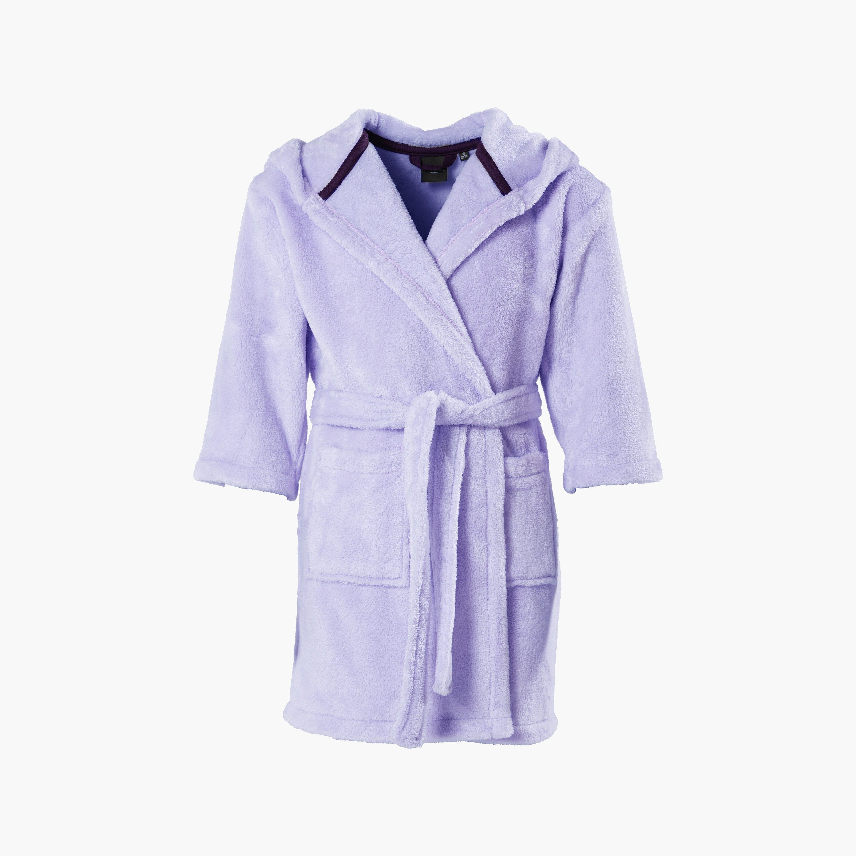 Anouchka parma fleece hooded children's dressing gown