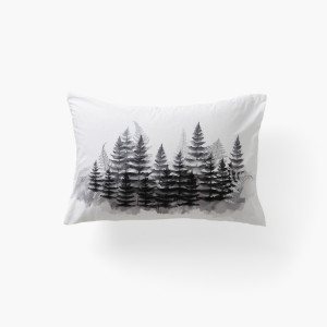 Elaphe cotton percale rectangular pillowcase