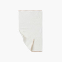 Serviette invité coton bio Opalys ivoire