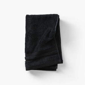 Serviette invité coton Lola II noir