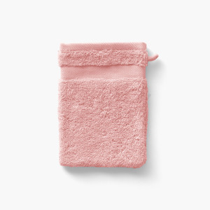 Gant de toilette coton Lola II rose tendre