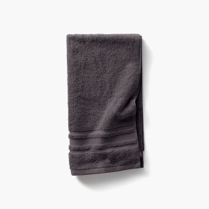 Serviette invité coton Lola II anthracite