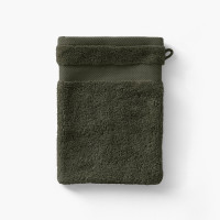 Gant de toilette coton Lola II vert kaki