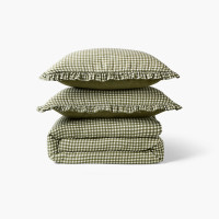 Parure de lit gaze de coton Abelia bocage vichy