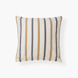 Origine Fantaisie Ivory Stripe Two-tone square pillowcase
