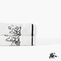 Drap de bain coton Jakè x Carré Blanc