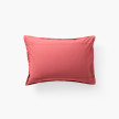 Taie d'oreiller rectangulaire coton Neo bois de rose