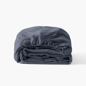 Fitted sheet QUARTZ Bleu Orage