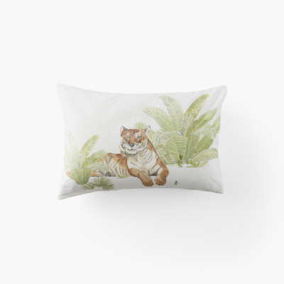 Taie d'oreiller rectangulaire enfant coton bio Anima