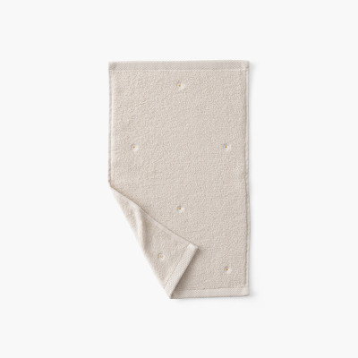 Guest towel ZEPHIRE Dune/daisy