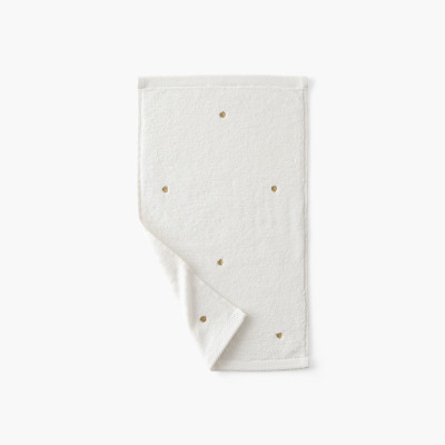 Guest towel ZEPHIRE Ivory/heart