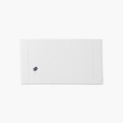 Bathmat ROSABLUE White