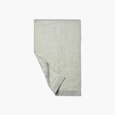 Cotton and bamboo viscose guest towel Ephelia jade