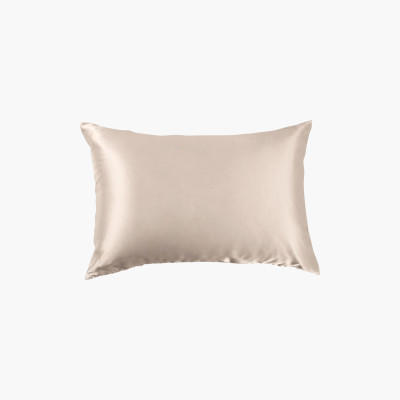 Beauté champagne rectangular mulberry silk pillowcase