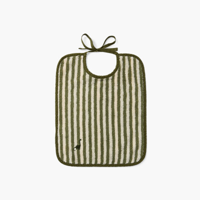 Elie khaki cotton bib