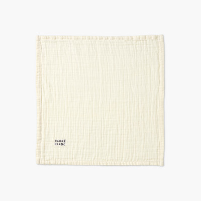 Lot de 2 serviettes de table gaze de coton Envolée vanille