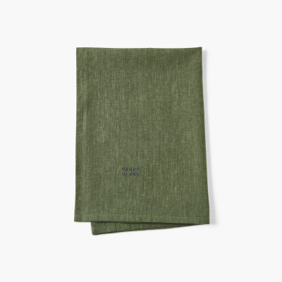 Essuie verres coton et lin Signature bocage