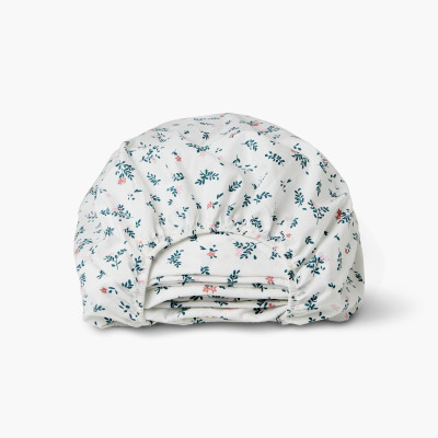 Drap housse coton Neo rose botanic