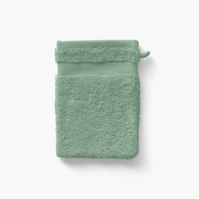 Gant de toilette coton Lola II sauge