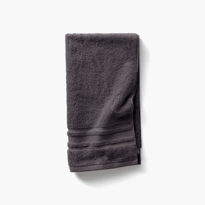 Lola II anthracite cotton guest towel