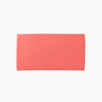 Lola II coral cotton bathmat