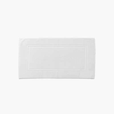 Tapis de bain coton Lola II blanc