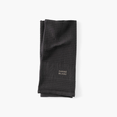 Signature charcoal cotton kitchen towel