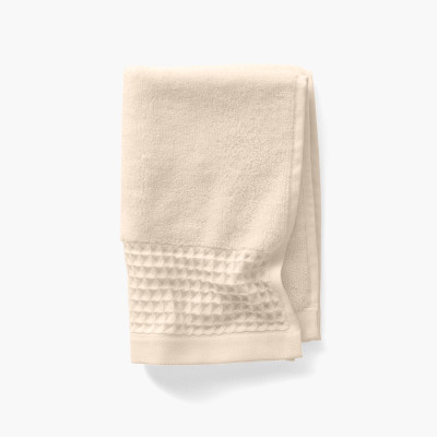 Natural Source organic cotton bouclette guest towel