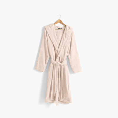 Peignoir homme à capuche uni coton biologique Osmose naturel