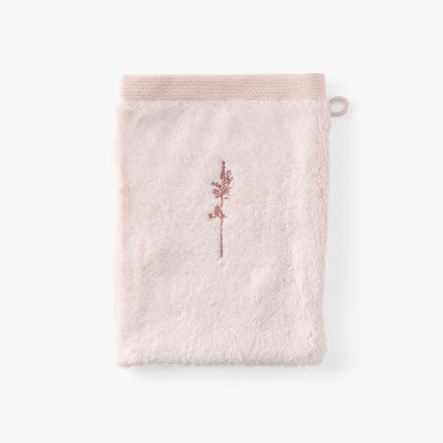 Gant de toilette coton et viscose de bambou Aura nude