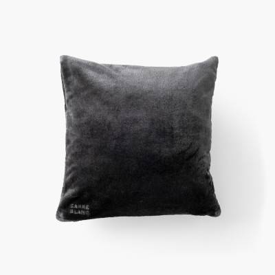 Oslo anthracite fleece cushion cover