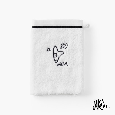 Jakè x Carré Blanc cotton washcloth