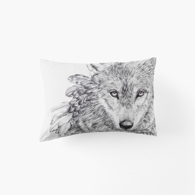 Ietulou rectangular cotton pillowcase